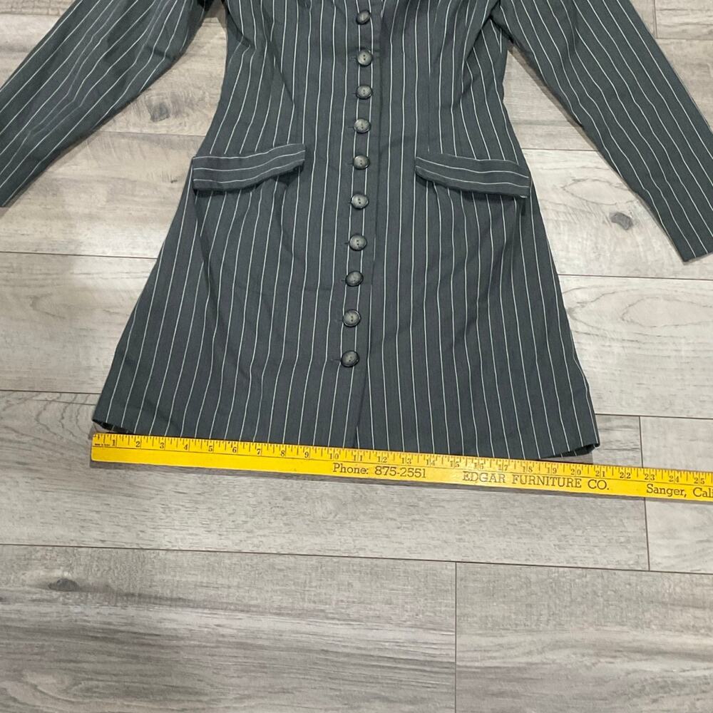 Alyn Paige pinstripe blazer dress size 5/6 - Picture 7 of 12